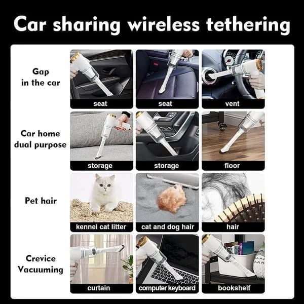 šMother's Day Promotion 49% 0ff-Wireless Handheld Car Vacuum Cleaner